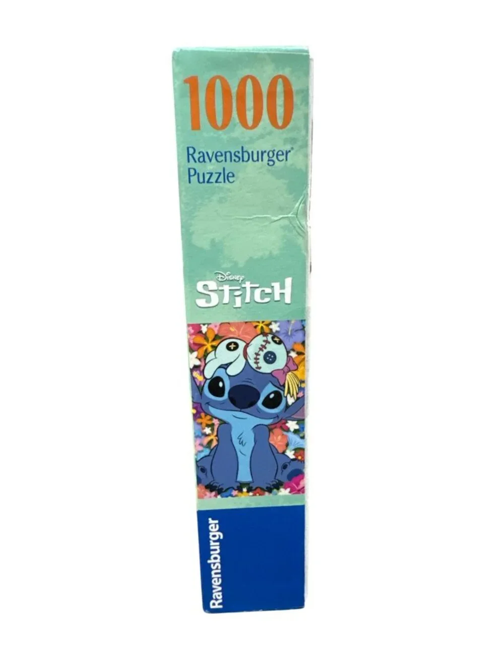 Disney Stitch Ravensburger 1000 Piece Puzzle With Colorful Floral Design